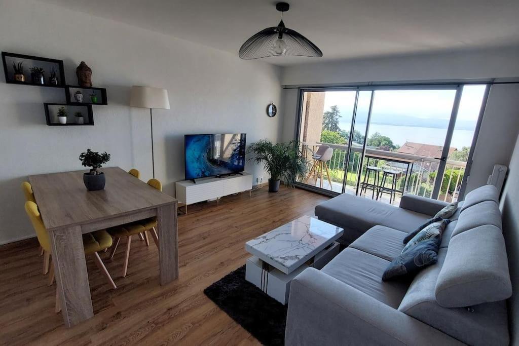 Appart Cosy Avec Vue Sur Le Lac Leman Evian-les-Bains Exterior photo
